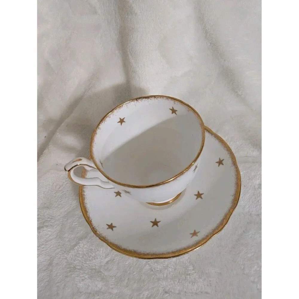 Vtg Royal Stafford Masonic Eastern Star Tea Cup & Saucer